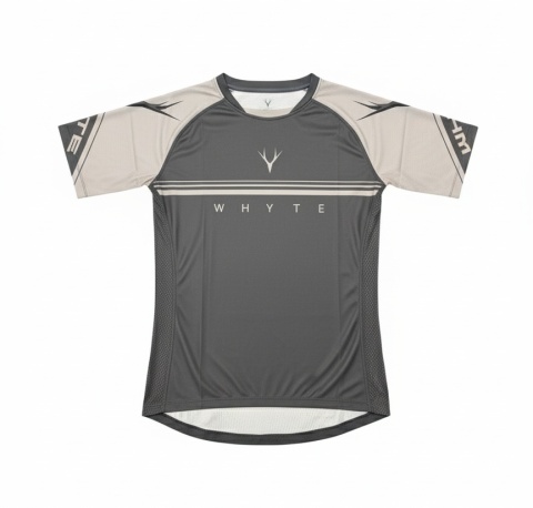 Whyte Koszulka krótki rękaw Trail MTB szara roz. S