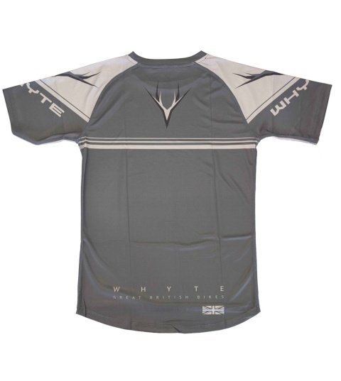 Whyte Koszulka krótki rękaw Trail MTB szara roz. S